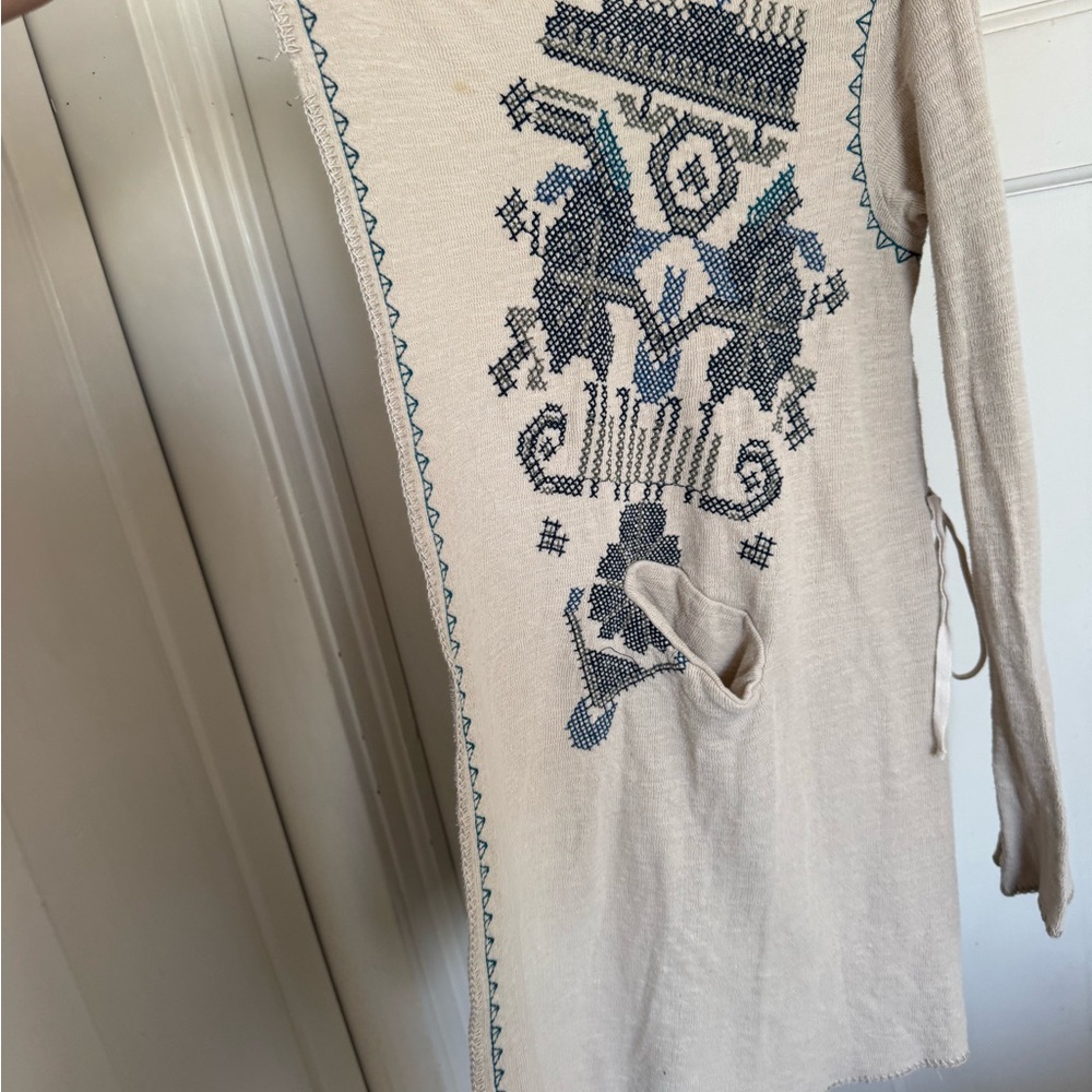 Johnny Was Biya embroidered cardigan duster size medium - Picture 9 of 14